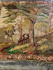 Antique French Aubusson Tapestry France 46x46 Inches 