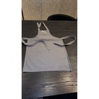 Sur La Table Kids Gray Cotton Twill Adjustable Bib Chef Apron 18x24