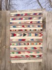 Navajo Rug Antique Native American Indian Child s Blanket Weaving 1900
