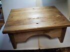 6  Handcrafted Wooden Step Stool  6  High  Pine Early American Stain