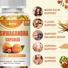 Ksm-66 Organic Ashwagandha Capsules High Quality Dietary Supplement 240 Softgels