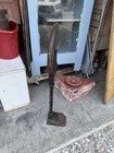 1900s Bar Parlor Stool Chicago Co Industrial Flip Spring Floor Mount Cast Iron