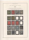 Turkey 1905-1908 Large Specialized Collection On 10 Album Pages Mostly Used