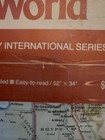 Vintage Nos Rand Mcnally International Series Map  Easy To Read  53    X 34   