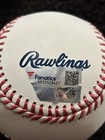 Cal Ripken Jr Signed Autograph Hof Logo Omlb Baseball Fanatics Coa Pearl White  