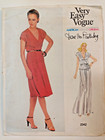 Vogue 2342 Top Skirt Belt Sewing Pattern Ladies 14 Uc Vtg Furstenberg Designer