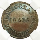 1863 Civil War New York Edward Schaaf Store Card Token F 630bk-2a Ngc Ms 65 Bn