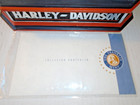 2001 - Franklin Mint Harley-davidson  Cast Iron Mechanical Coin Bank  Works Fine