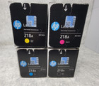 Hp 218a Black cyan magenta yellow Standard Yield Toner Cartridge - 4 Pack New