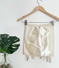 Vintage 1950   s Penney   s Ivory Girdle Garters Skirt