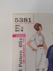 Simplicity 5381 Dress Coat Sewing Pattern Ladies 16 Uc Vtg 50s Cape Shawl Button