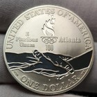 1995 P Olympic Runners Proof Commemorative Silver Dollar  90  Silver  Ch-r95ck