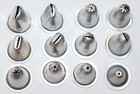 Set Of 2 Vintage Aluminum Cake Decorator Sets   12 Tips Cake Cookie Frosting