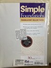 Vellum Paper Craft Bundle Green White Translucent Place Cards Scrapbooking
