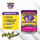 Wizards Metal Polish_silver  Brass  Stainless   Aluminum Car Care 3ozwt_11011