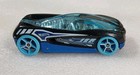 2017 Hot Wheels Metaloid Black   Blue 1 64 Diecast Toy Race Car