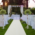 Wedding Party Ceremony Prom Event Decor 33 3 Ft White Carpet Aisle Runner Rug