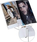 Adjustable Book Document Stand 2 Pack Portable Cookbook Holder For Reading Di   
