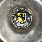 Vintage Stuttgart Silver Plate Ashtray Made In Germany Stuttgart 4  Collectable