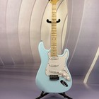 Ships From Usa Maple Fingerboard Poplar Body Light Blue St Electric Guitar