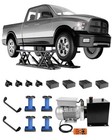 Portable Scissor Car Lift 7000 Lb Capacity 26 8  Max Lift Height For Trucks Suv