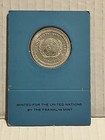 Official 25th Un Commemorative Medal Solid Sterling Silver Minted Coin Vintage