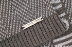 New Michael Kors Women s Scarf Beanie Hat Set Gray Silver Metallic Logo  98