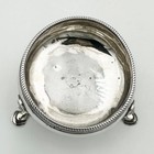Rare Peter   Jonathan Bateman Salt Cellar Sterling Silver George Iii London 1790