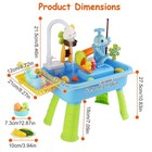 Kids Kitchen Sink Toy Electric Faucet Water Table Toys Water Play Sink Toys Gift