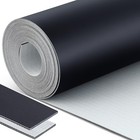 25ft Black Pvc Conveyor Belt - 8  Wide  Industrial Drive  Fiber Fabric Bottom La