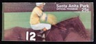 Willie Shoemaker Jockey Signed Santa Anita Park Program Jsa Authenticated