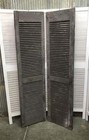 Wood Shutters Lot Victorian Window Louver Plantation Door Mission Vintage A73