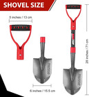 Small Shovel Garden Shovel For Digging Short Handled Round Shovel Survival Sh   
