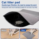 Kitty Cat Litter Mat Trapping Honeycomb Double Layer Design Waterproof 24x15  