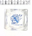 Vintage Cerveza Pacifico Glass Ashtray Collectible Beer Barware