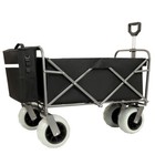 Beach Wagon W Big Wheels For Sand 500lbs  All Terrain Steel Frame Utility Cart