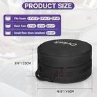 Orkels Snare Drum Bag With 10mm Padding  Heavy Duty 600d Drum Case  Padded Sn   