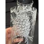 Rare Vintage Set Of 2 Dorothy Thorpe Glass Tumblers With Lucite Pinecones Art