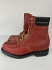 Red Wing 1214 Brown Leather Work Boots Vintage Super Sole Men s Size 8 5 E