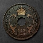 1923 British East Africa 10 Cents  Free Shipping 