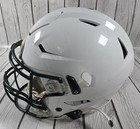 Riddell Speedflex Football Helmet Youth Medium White W  Green Face Mask