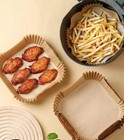100x Air Fryer Disposable Paper Liner Non-stick Baking Oil-proof Liners Square