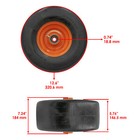 52  Deck Solid Caster Wheel Airless For Scag Scz52v-23fx Scz52v-25cv Scz52v-26bs
