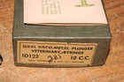 Vintage Ideal Vaco-metal Plunger Veterinary Syringe 20 Cc Id123 In Original Box