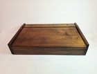 Vintage Rusic Handmade Wood Slanted Sloped Writing Desk Box W storage 14 x9 