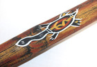 Hand Made   Painted Wooden Didgeridoo Souvenir Australian Folk Instrument