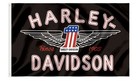 Harley Davidson Motorcycle Enthusiast 3x5 Ft Flag banner Garage Wall Banner