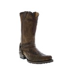 Stetson Outlaw Lug Bad Guy Biker Tru X Mens Brown Wide Cowboy Western Boots