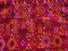 Vintage Mayan Huipil Textile Panel Guatemala Handwoven Embroidered Birds