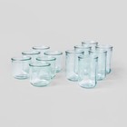 12pc Glass Potomac Double Old-fashioned Assorted Tumbler Set - Threshold